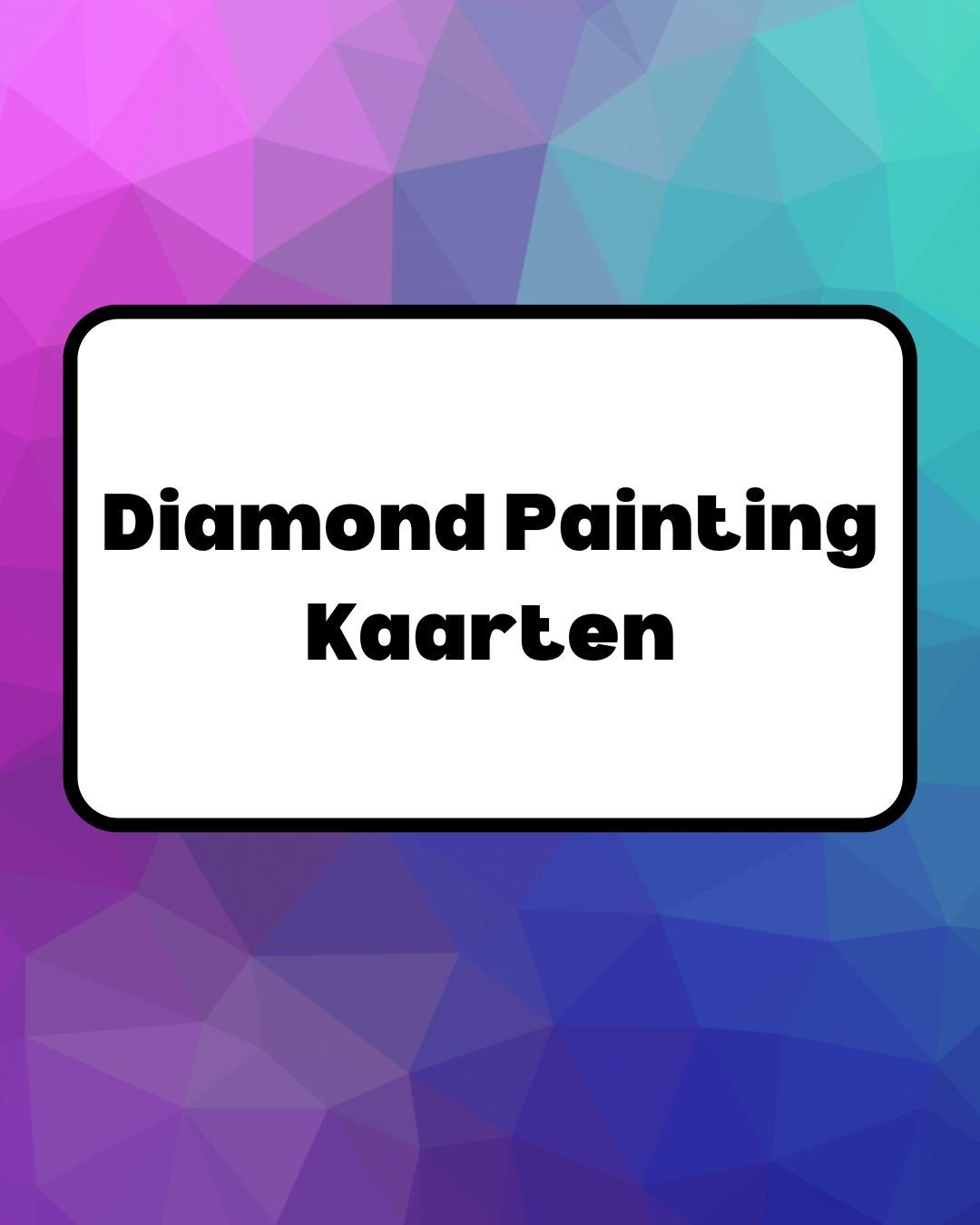Diamond Painting Kaarten: Ontdek de Magie en Bestel Direct! - Glittercraft