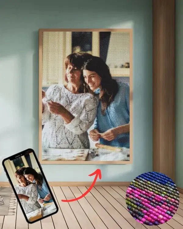 Hoe werkt Diamond Painting Eigen Foto? Zo maak je er zelf één - Glittercraft