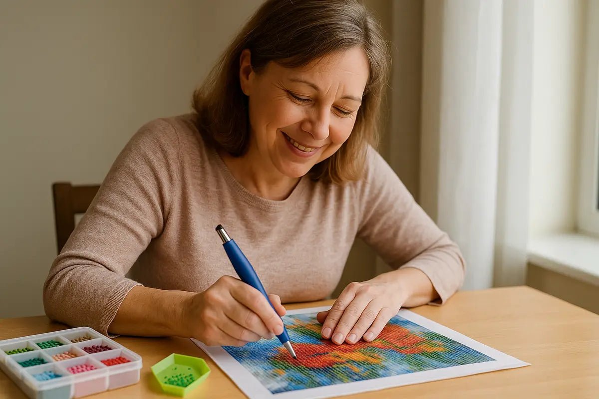 Wat doet diamond painting met je lichaam? Ontdek de voordelen - Glittercraft