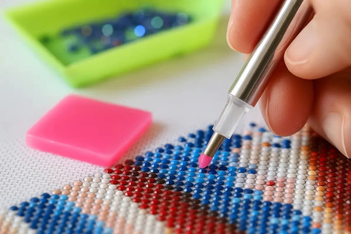 Wat is diamond painting wax en hoe gebruik je het? - Glittercraft