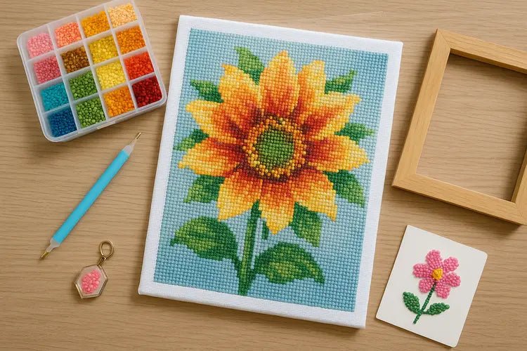 Wat kun je doen met een afgemaakte diamond painting? - Glittercraft