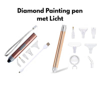 Diamond Painting Pen met Licht - Glittercraft