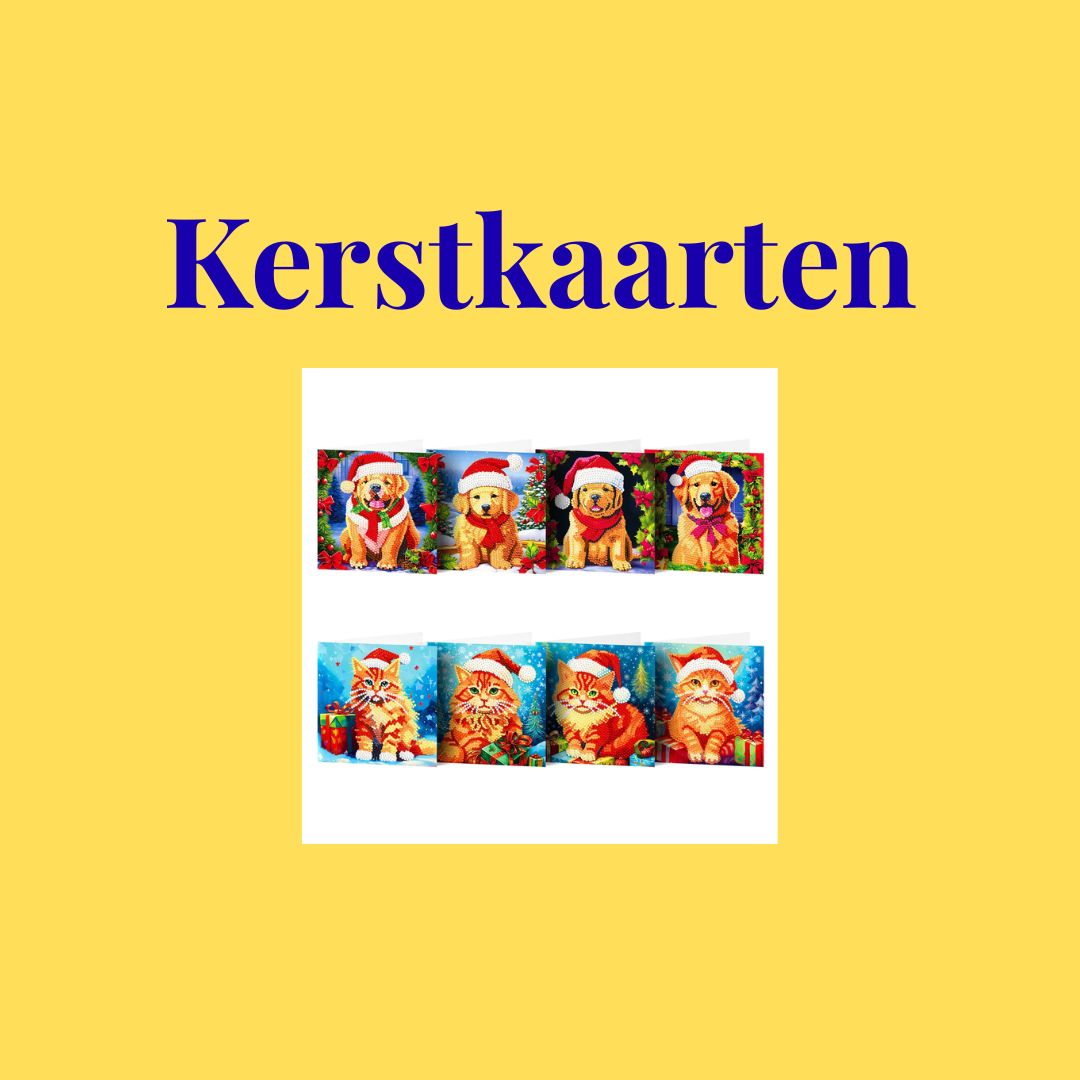Diamond Painting Kerstkaarten Collectie