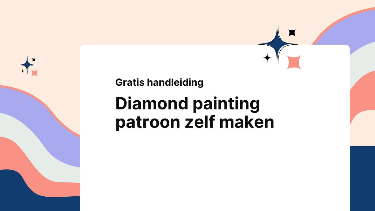 Diamond painting patroon zelf maken