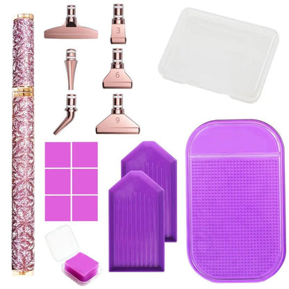 Diamond Painting Pen Set - Glitter - Opzetstukjes - Glittercraft