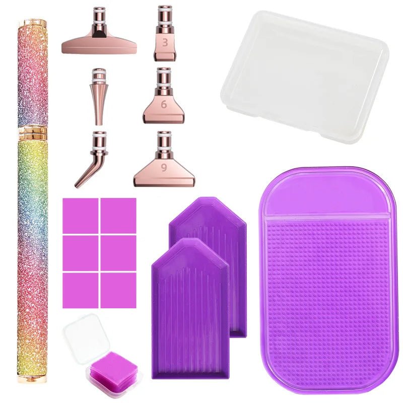 Diamond Painting Pen Set - Glitter - Opzetstukjes - Glittercraft