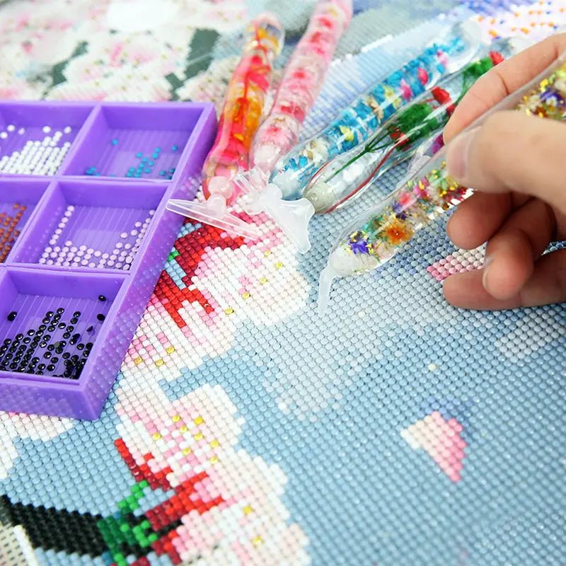 Diamond Painting Pen - Bloemen - Multiplacer - Glittercraft
