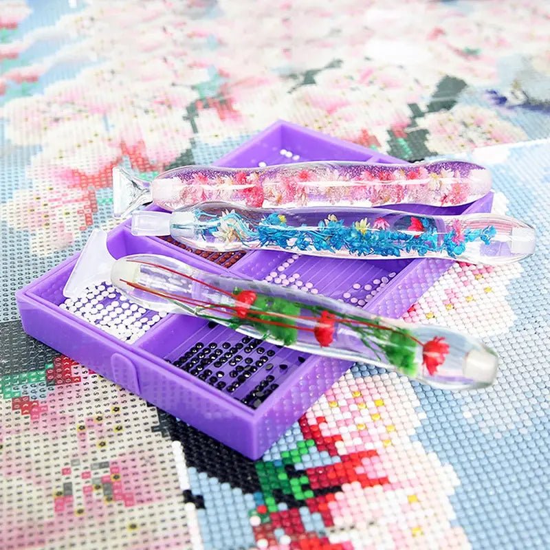 Diamond Painting Pen - Bloemen - Multiplacer - Glittercraft