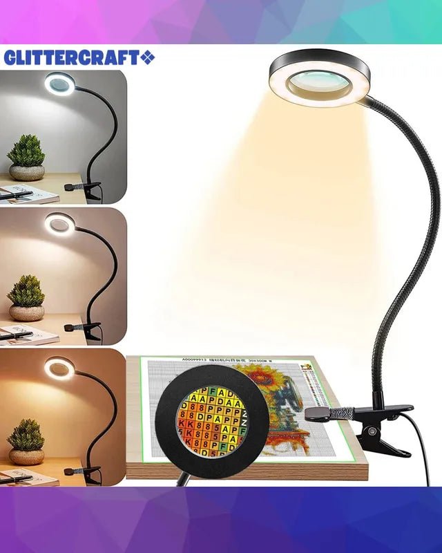 Vergrootglas voor Diamond Painting met Licht - Glittercraft