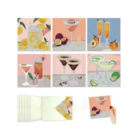 Diamond Painting Wenskaarten - Retro Cocktails