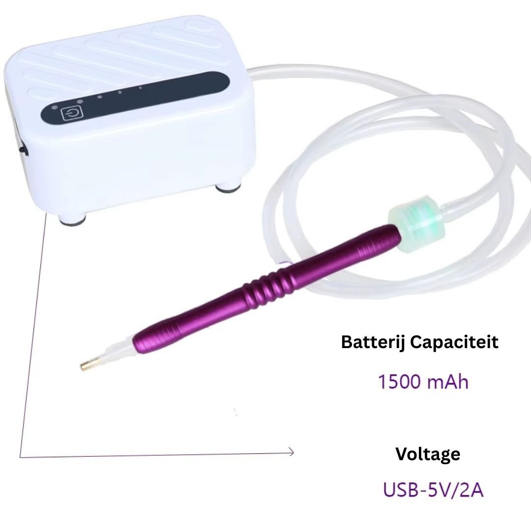 Elektrische Diamond Painting Pen - Zonder Wax - Paars - Glittercraft