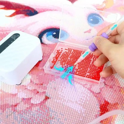 Elektrische Diamond Painting Pen - Oplaadbaar - Transparant - Glittercraft