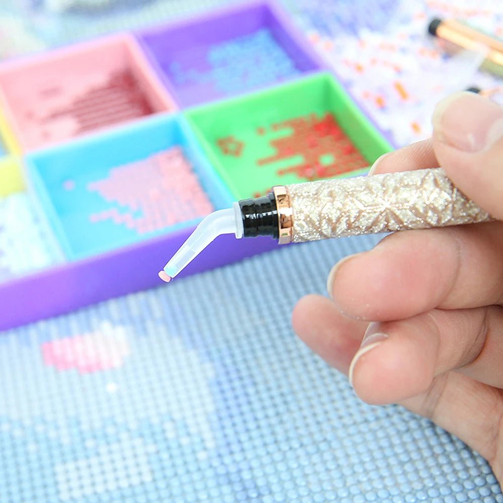 Diamond Painting Pen met Glitter - Glittercraft